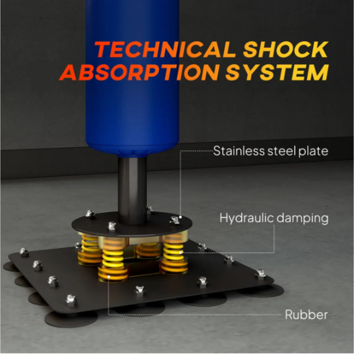 Height-Adjustable Speed Bag Platform – Freestanding Boxing Training Stand