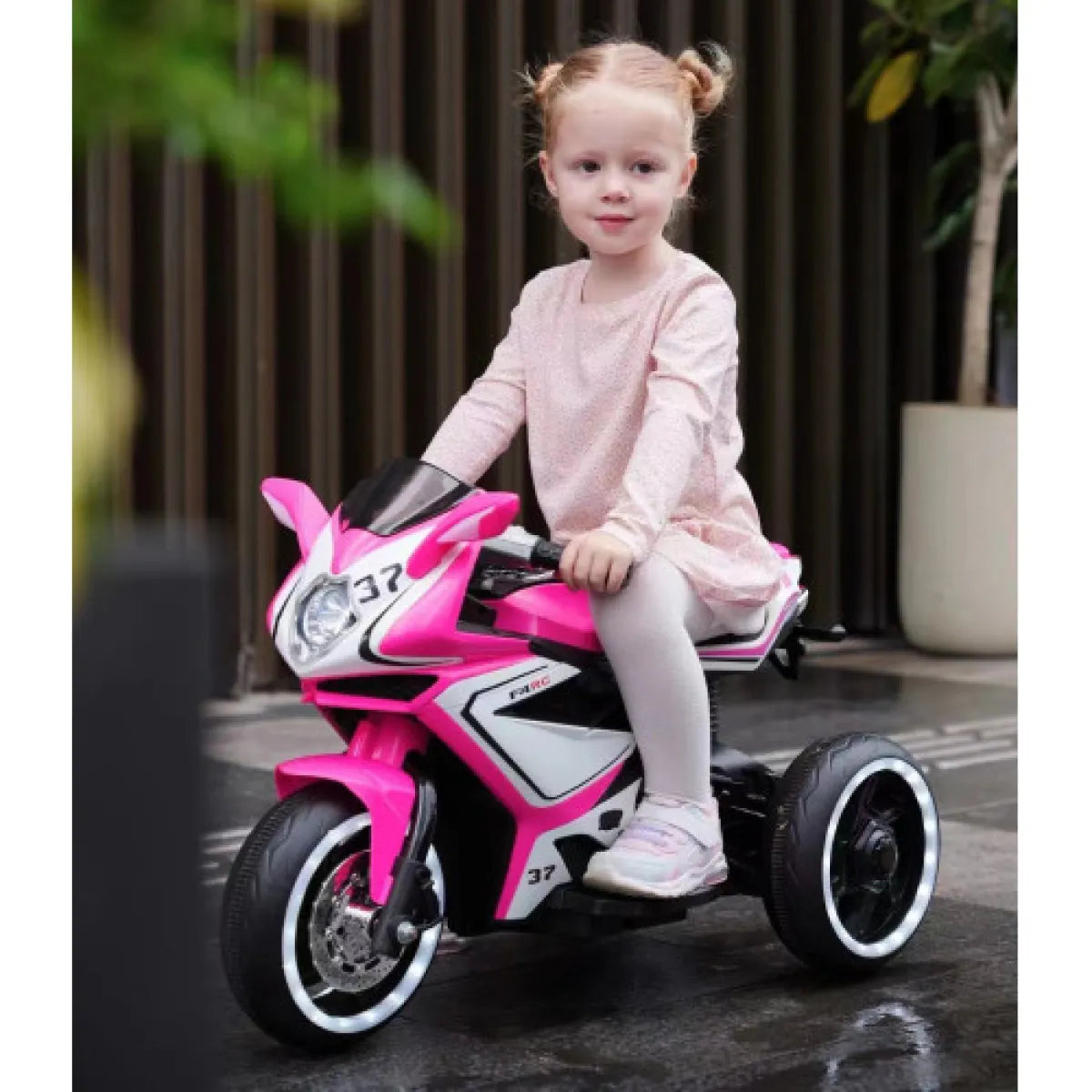 6V Kids Electric Motorcycle – Battery-Powered Ride-On Toy, Red