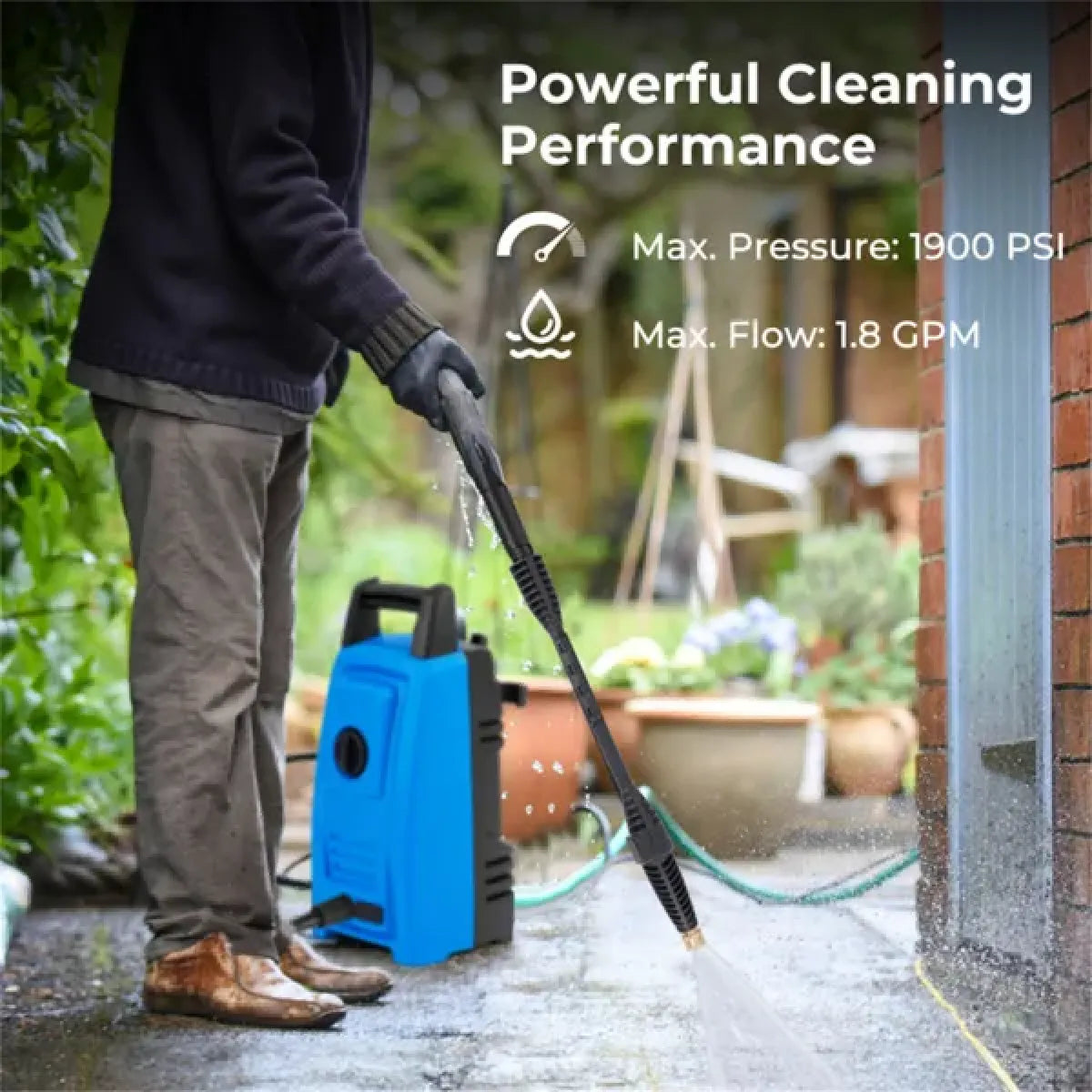 Electric High-Pressure Washer – Car & Patio Cleaner