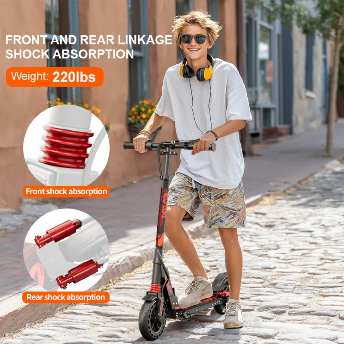 ED200 Electric Scooter for Teens – Folding Commuter