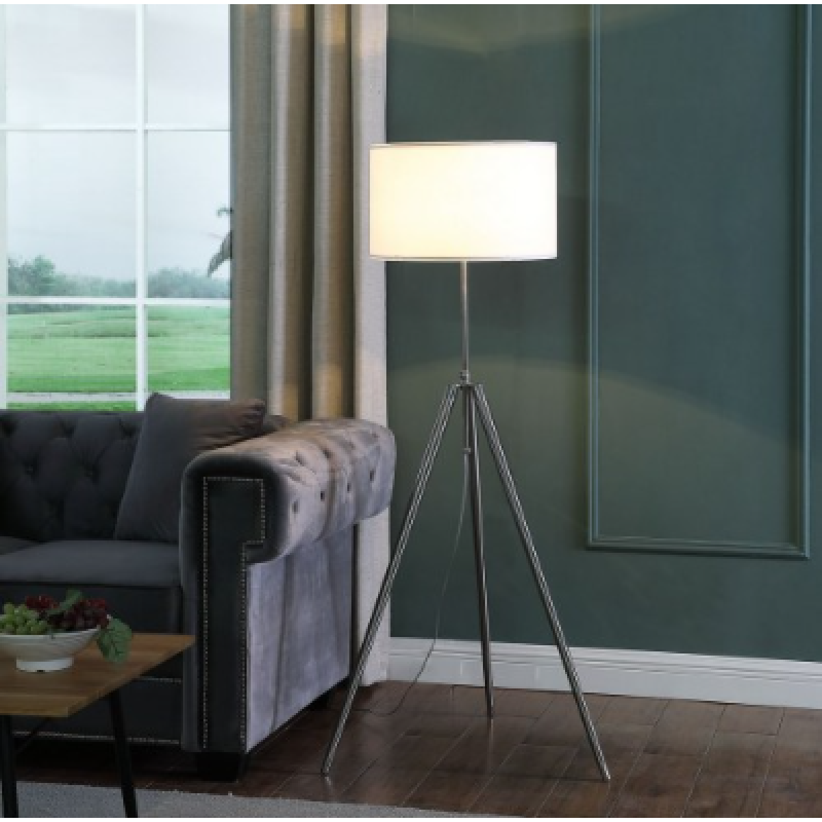 Tripod Floor Lamp switch detail