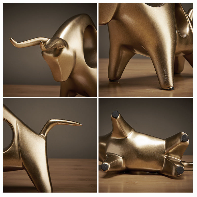 Decorative animal ornament set of two