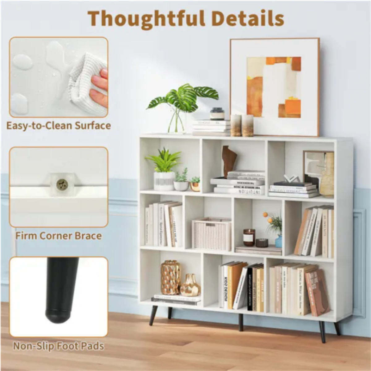 Bookcase in home office