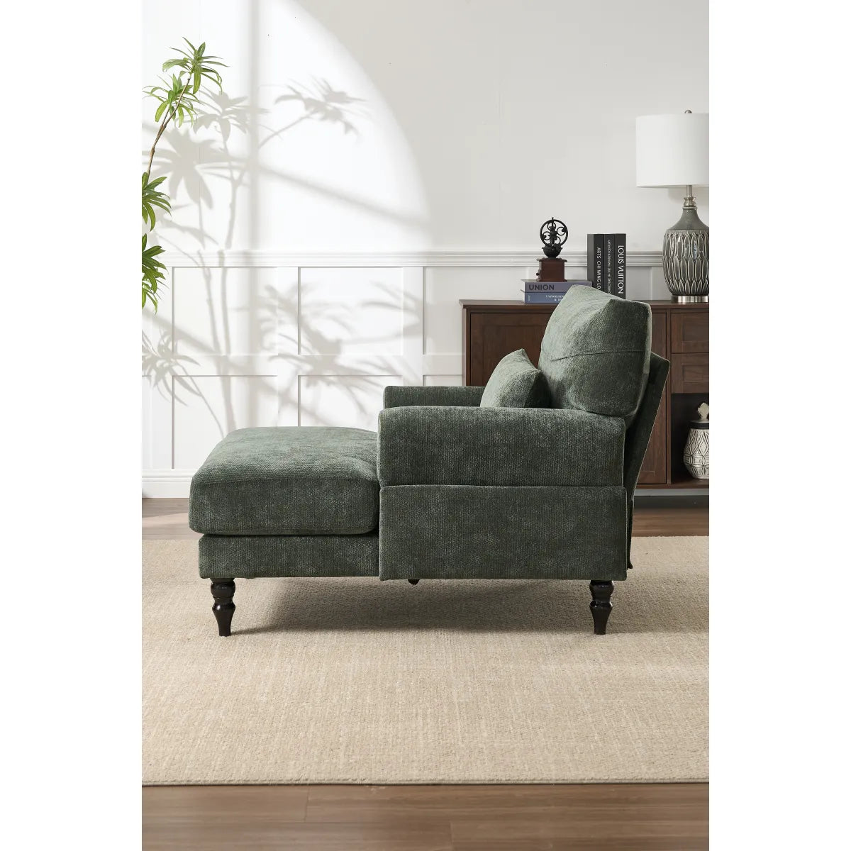 Modern Upholstered Chaise Lounge Chair – view 5