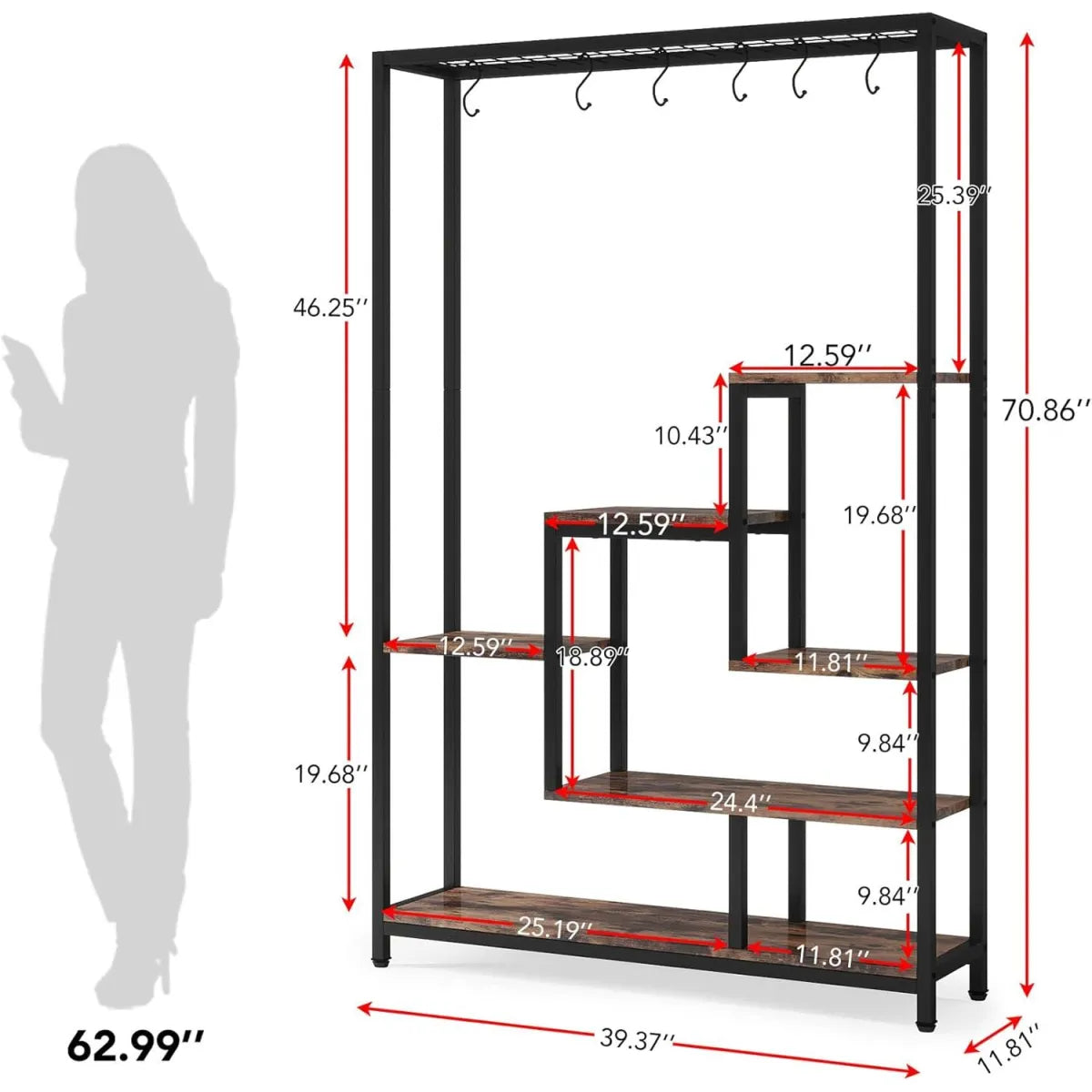 5-Tier Corner Plant Stand – view 5