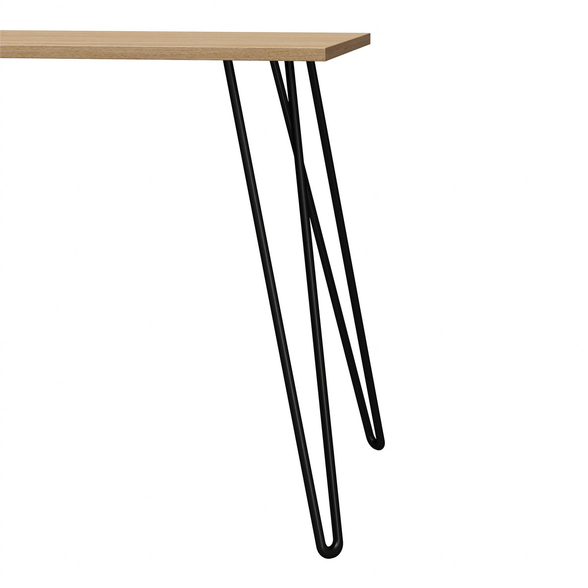 Owen writing desk, walnut and black