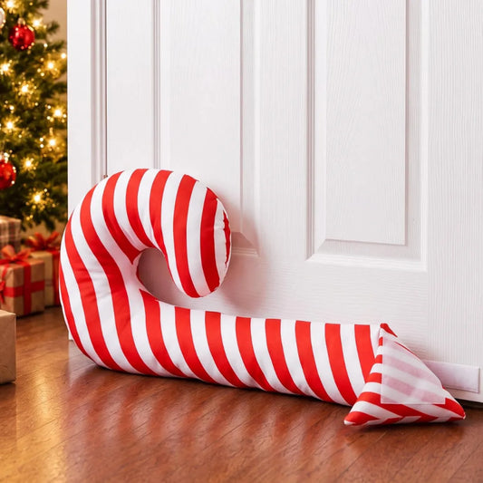 Christmas Candy Cane Door Draft Stopper