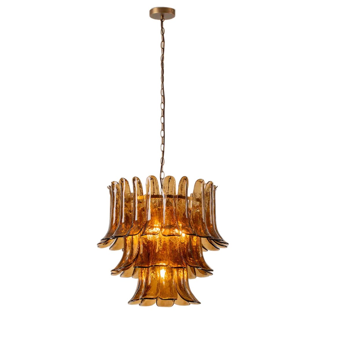 Light luxury three-layer chandelier