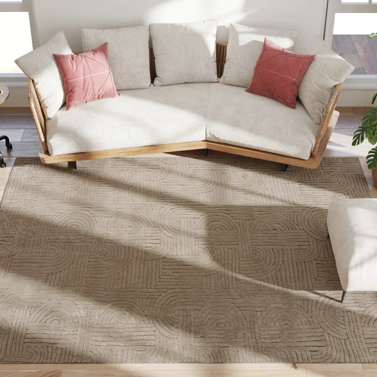 Faux Fur Area Rug – Soft Plush Shag Rug for Living Room and Bedroom