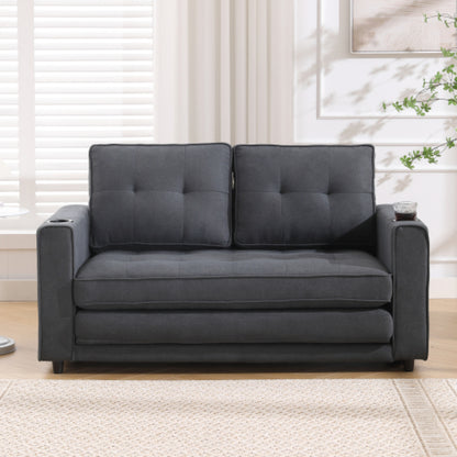 3-in-1 Convertible Futon Sofa Bed detail