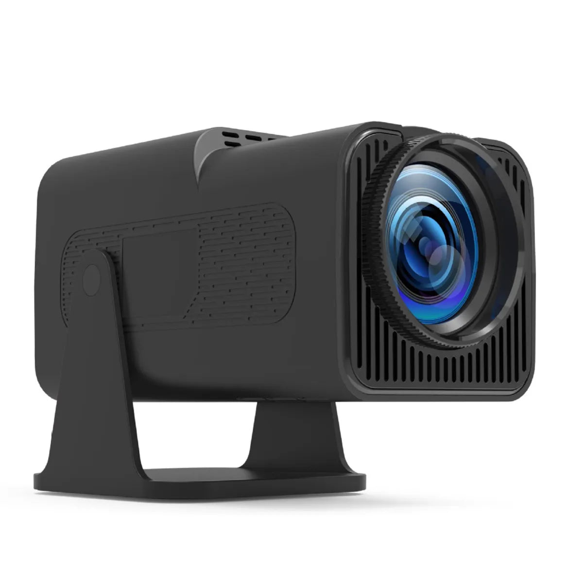 Portable Mini Projector – 360° Rotatable Stand for Home Theater and Camping