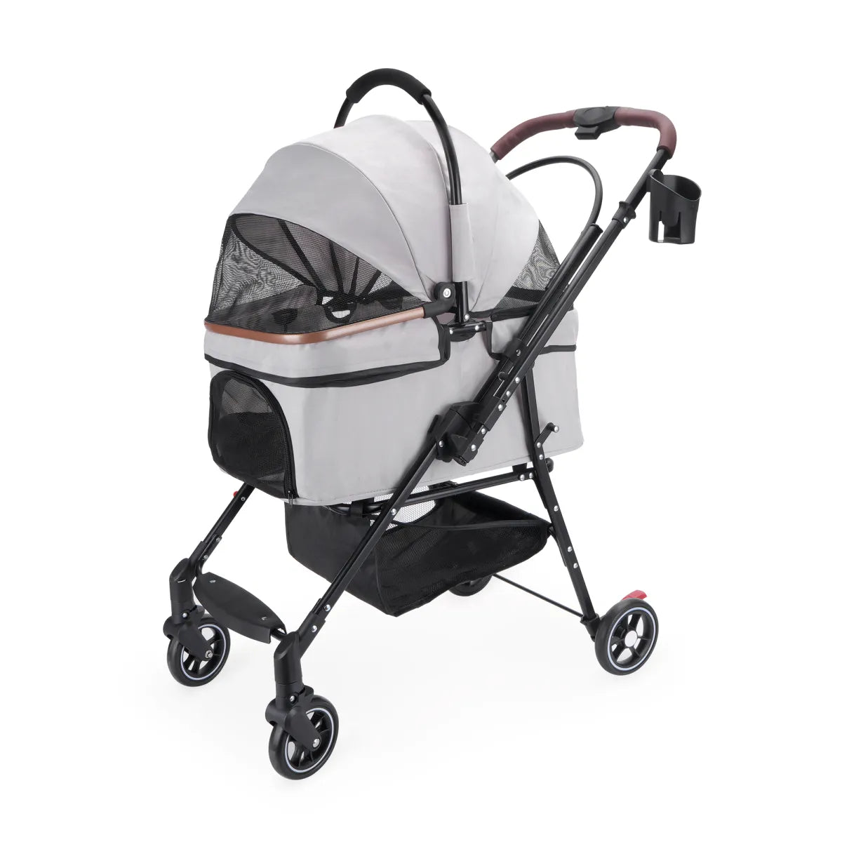 Foldable Pet Stroller for Small Dogs and Cats