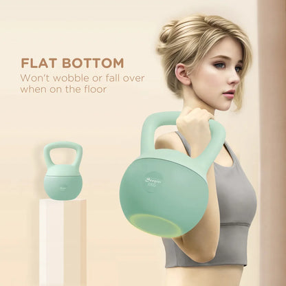 Soft Sand-Filled Kettlebell with Grip Handle for Full Body Workouts