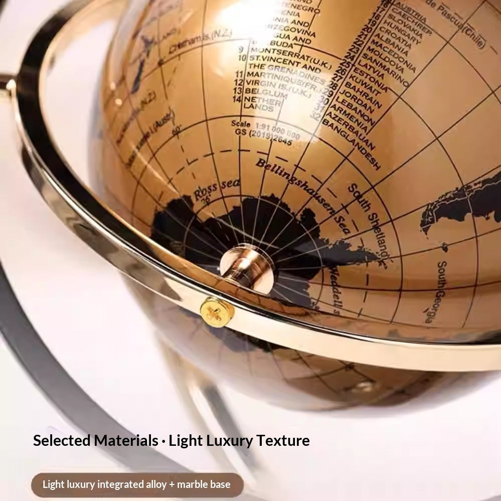 Modern globe ornament home decor
