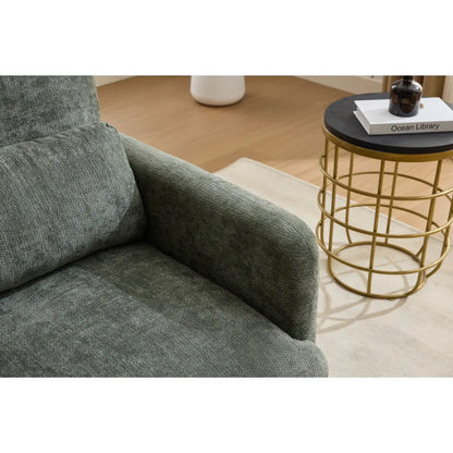 Boucle Fabric Accent Armchair – view 4