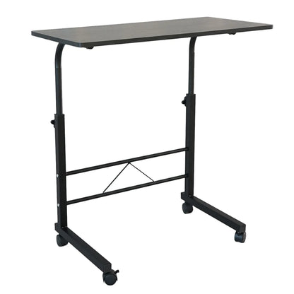 Rolling Sofa Side Tray Table – Height Adjustable C-Shape Snack Table