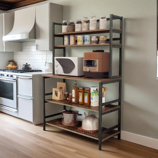 Industrial 5-Tier Kitchen Bakers Rack