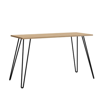 Owen writing desk, walnut and black