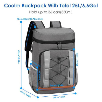 36-Can Leakproof Insulated Cooler Backpack – Picnic and Beach