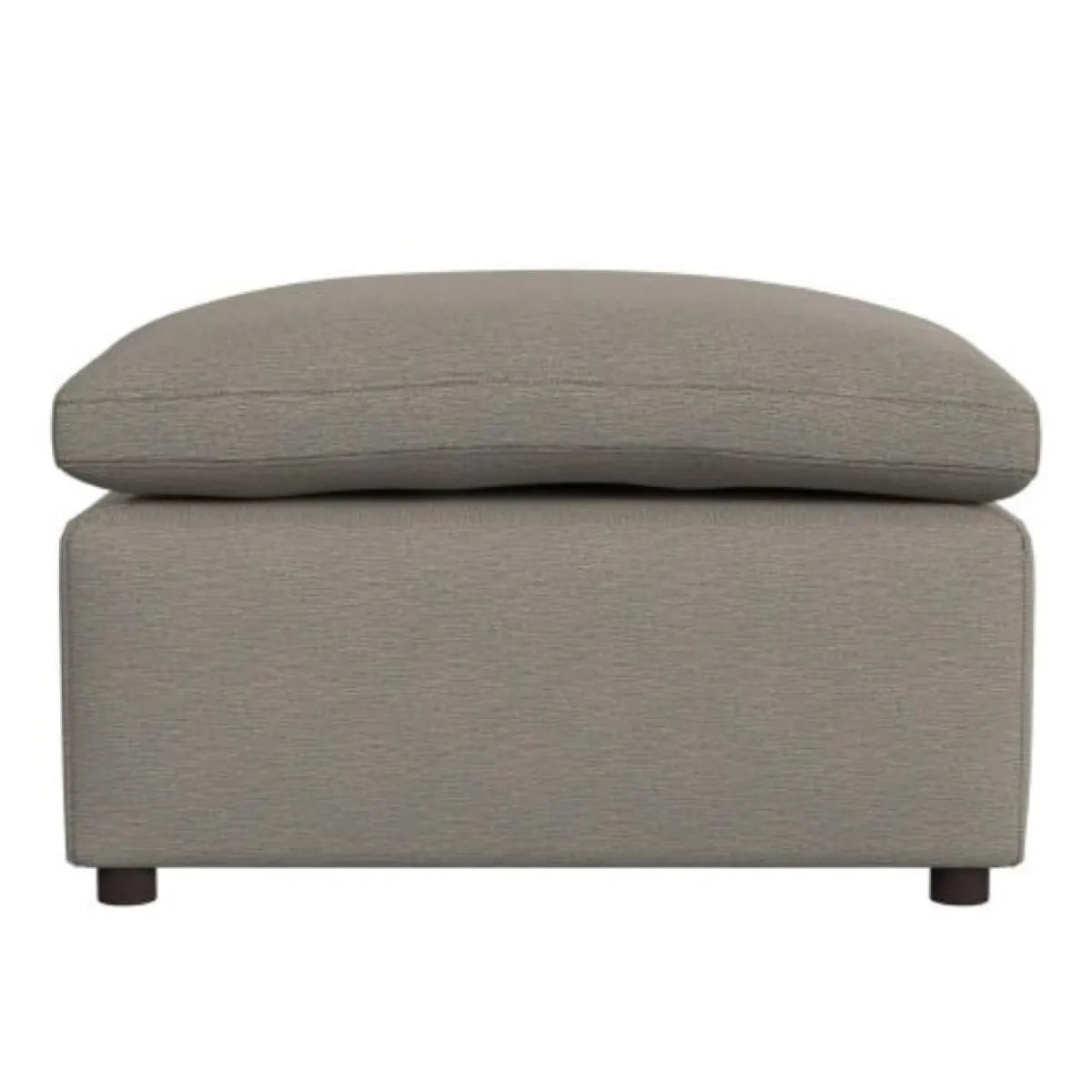 Modular Ottoman Pouf, Taupe