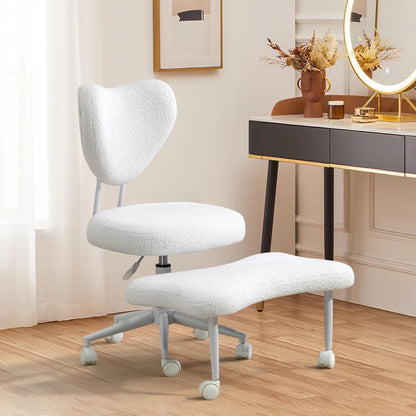 Ergonomic Cross-Legged Meditation Chair, Beige