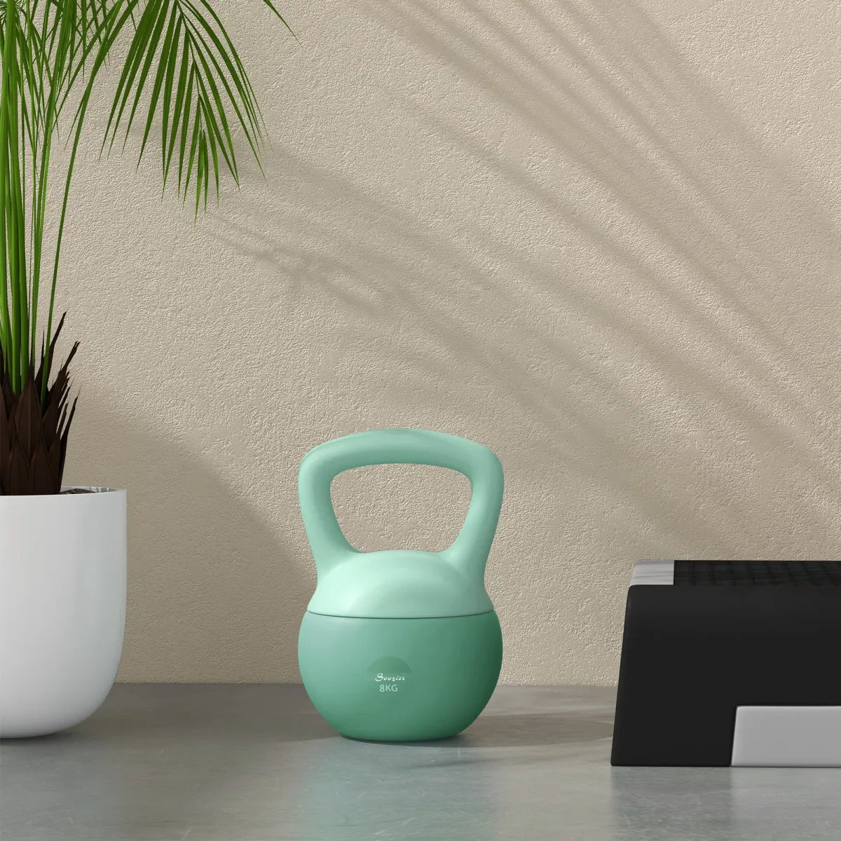 Soft Sand-Filled Kettlebell with Grip Handle for Full Body Workouts