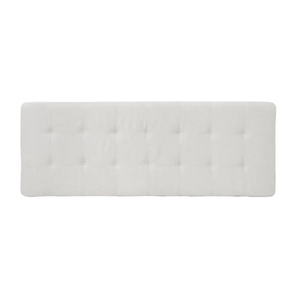 Upholstered Storage Ottoman Bench, Light Grey
