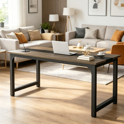 Modern clean-line computer desk