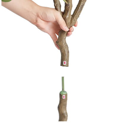 6 Ft Artificial Eucalyptus Tree with Anti-Tip Protection, Lifelike Faux Potted Plant