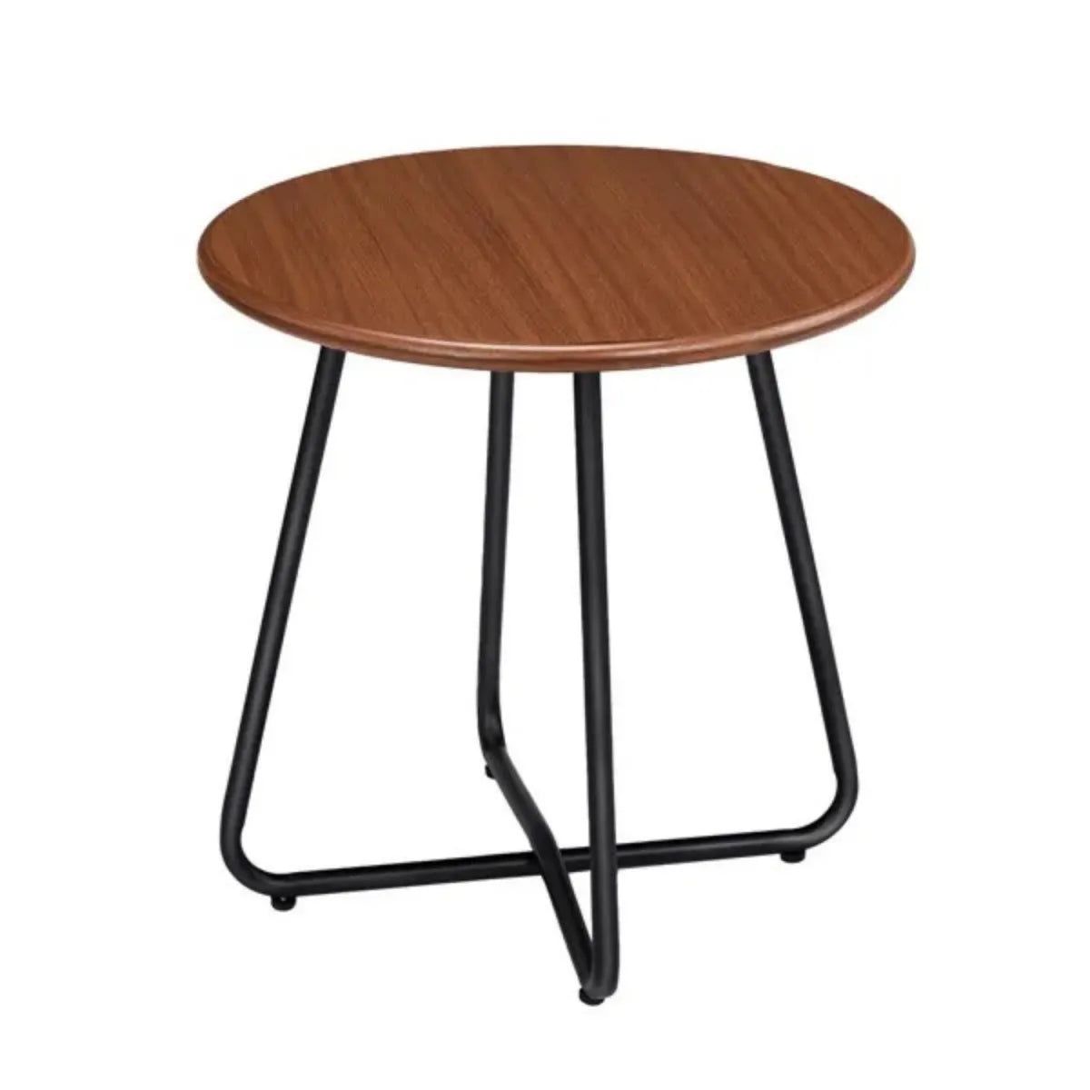 Weather-Resistant Outdoor Side Table – Patio Table with Wood-Look Top