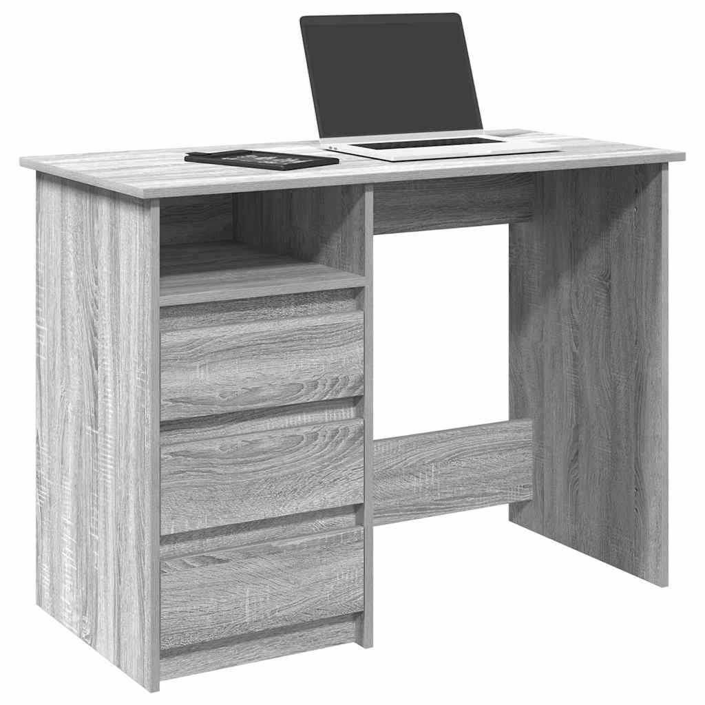 Engineered wood desk, 102cm