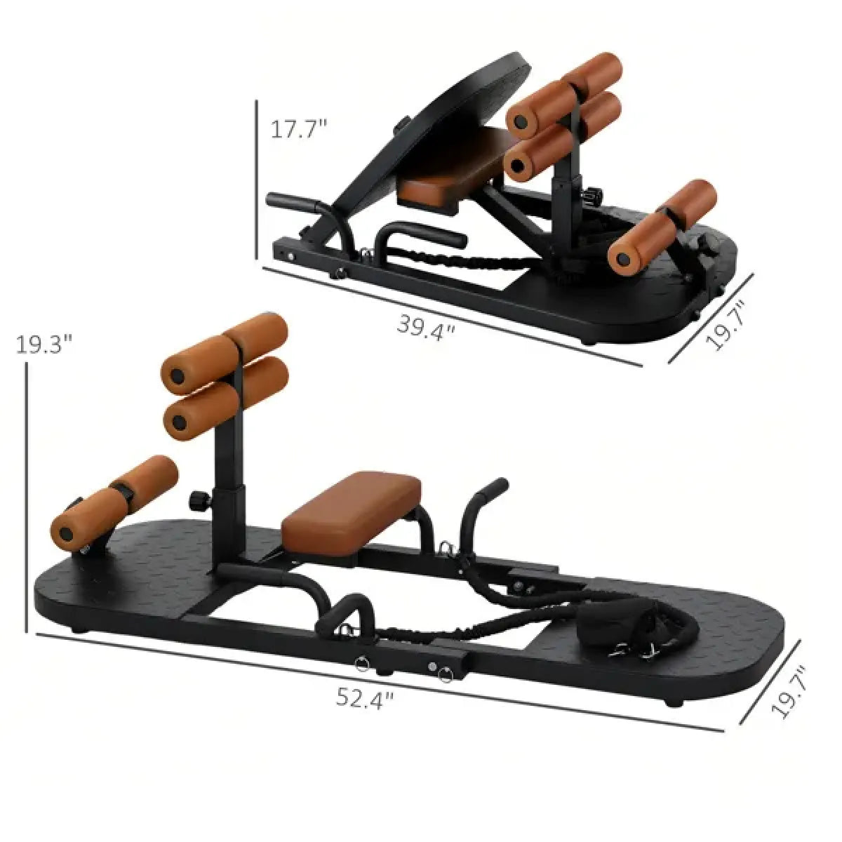 Adjustable Sissy Squat Machine – All-in-One Home Gym Leg and Ab Trainer