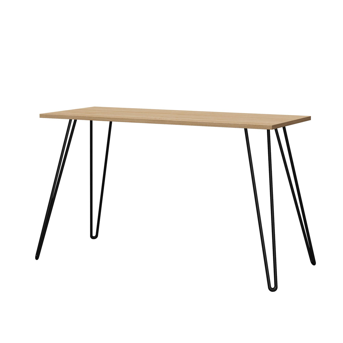 Owen writing desk, walnut and black