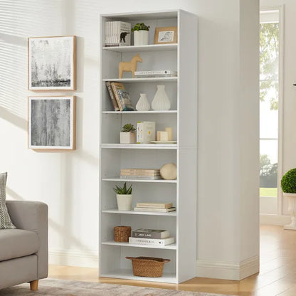 8-layer adjustable CD and DVD storage bookcase