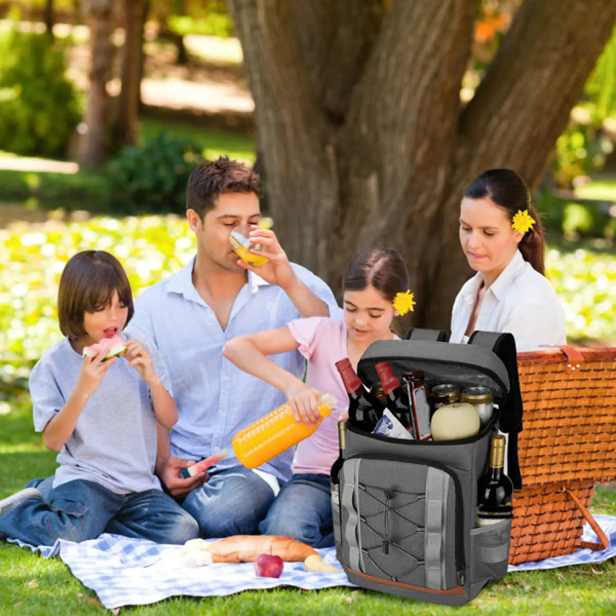 36-Can Leakproof Insulated Cooler Backpack – Picnic and Beach