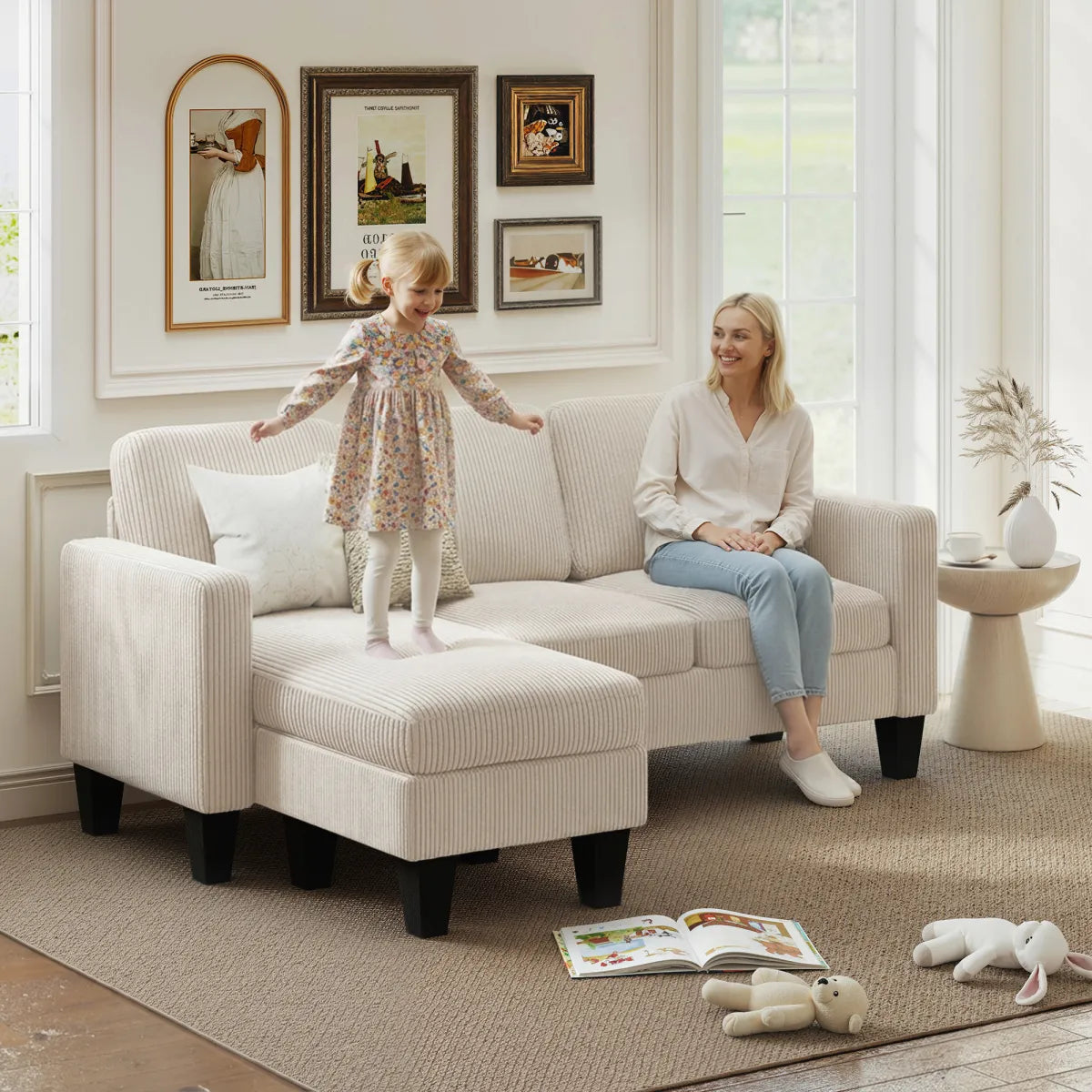 Reversible Chaise Sectional Sofa – view 2