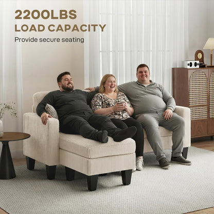 Reversible Chaise Sectional Sofa – view 7