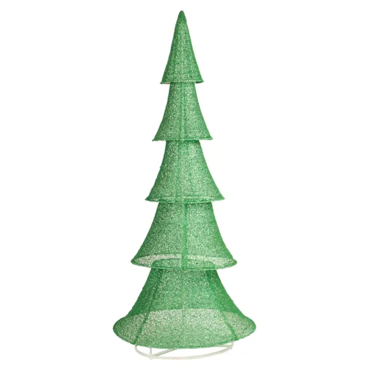 6 Ft Pre-Lit Pull-Up Christmas Tree Yard Decoration with LED Lights
