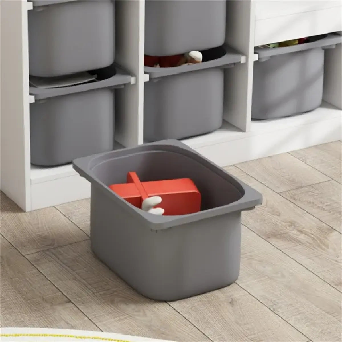 Large Toy Storage Organizer – Multi-Bin Playroom Shelving Unit