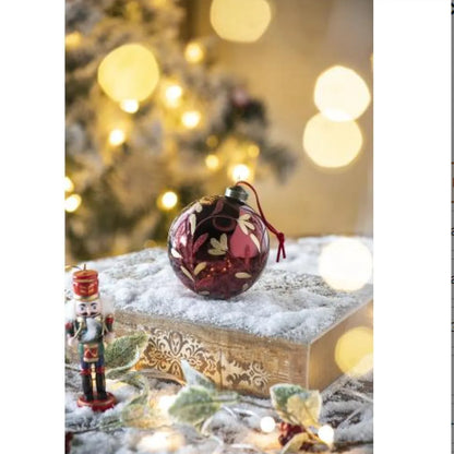 Glass Christmas Ball Ornaments, Decorative Hanging Tree Ornaments