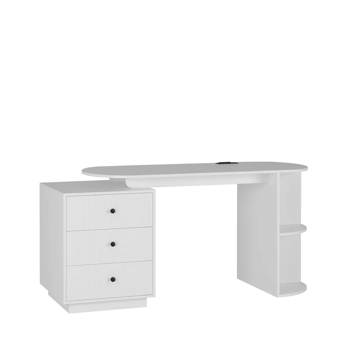 Expandable Computer Desk with Hutch & Bookshelf – view 4