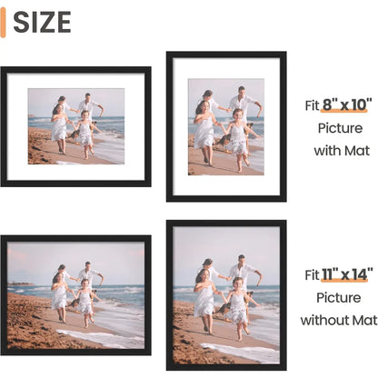 5-Piece Black Gallery Wall Picture Frame Set – Photo & Artwork Frames