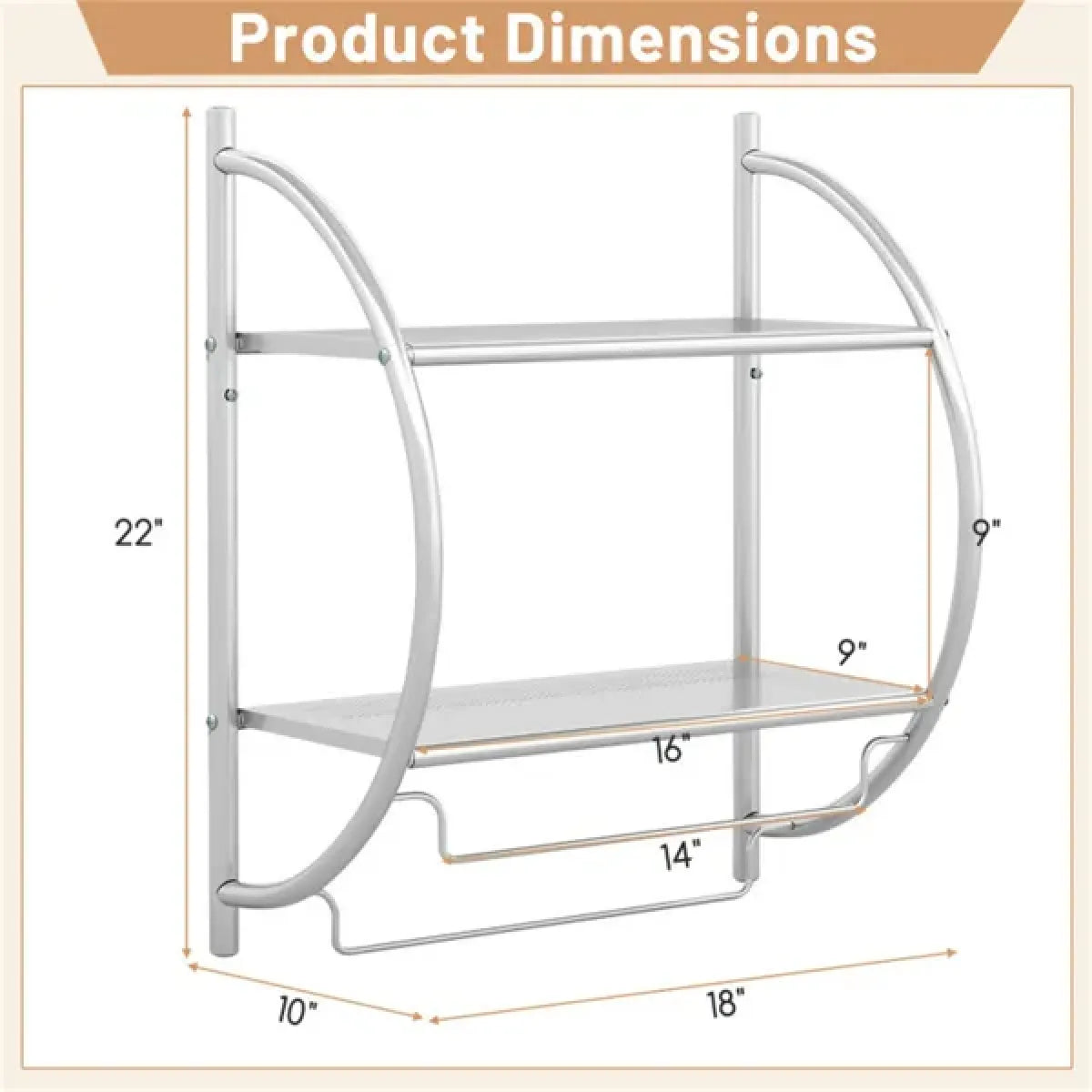 Bathroom Towel Rack – Freestanding Towel Holder Stand