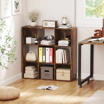 9-Cube Storage Unit, Rustic Brown – alternate view 3