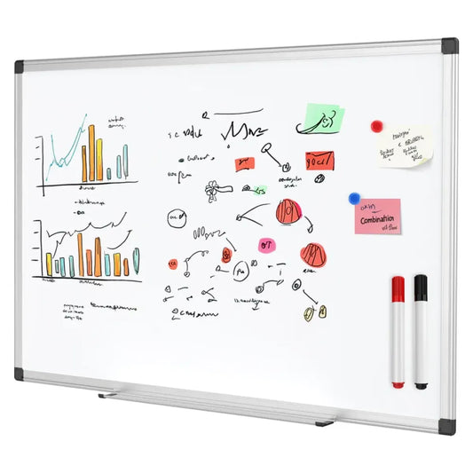 Magnetic Dry Erase Board with Aluminum Frame – Wall Whiteboard for Home and Office