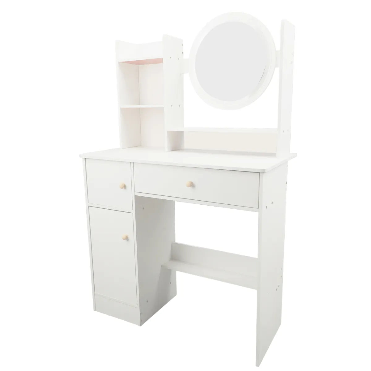 LED Vanity Desk with Lighted Mirror & 2 Drawers – view 3