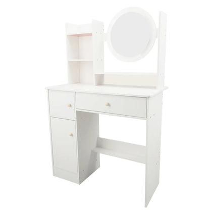 LED Vanity Desk with Lighted Mirror & 2 Drawers – view 3