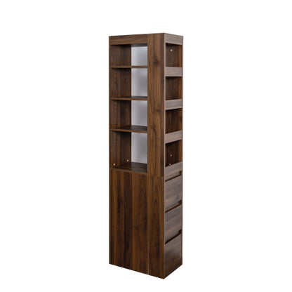 70.87 inch display storage cabinet with drawers