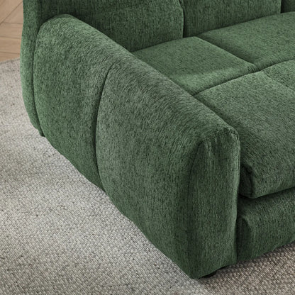 Elevated Dog Sofa Bed for Large Dogs, Olive Green