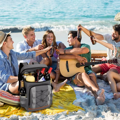 36-Can Leakproof Insulated Cooler Backpack – Picnic and Beach